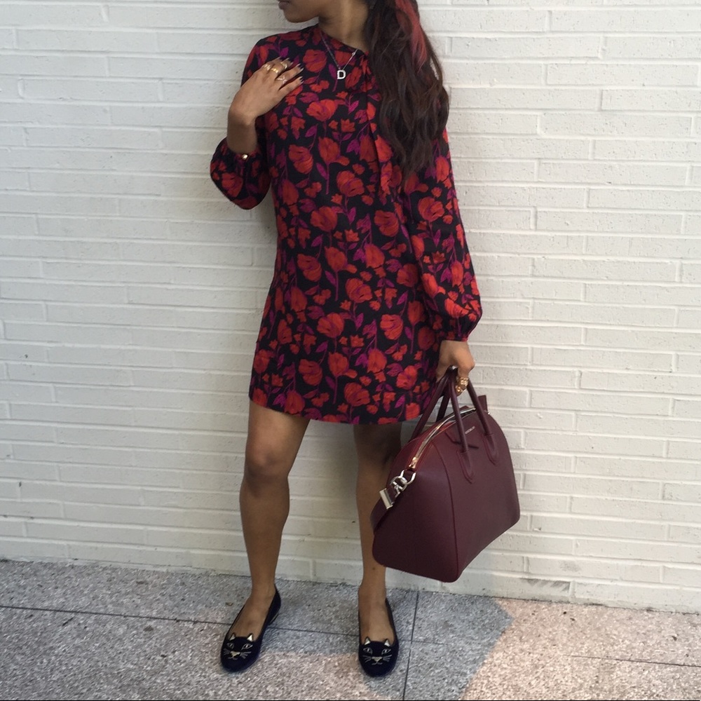 Floral print dress
